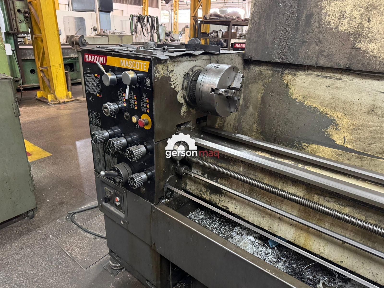 TORNO MECANICO MASCOTE NARDINI MS205 - 410 x 1000 mm